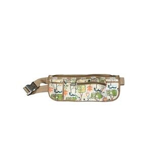 Lesportsac y2k nylon Fanny bulb bag pack waist printed tan beige